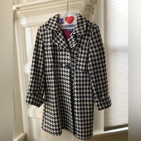 Express Houndstooth coat, size medium - Picture 1 of 8